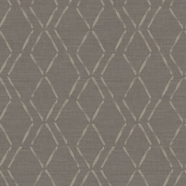 tapa-brown-trellis-wallpaper-york-wallcoverings-3118-12654 - York Wallcoverings Wallpaper