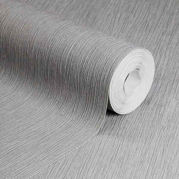 Hera Grey Textured Wallpaper - York Wallcoverings - RD463