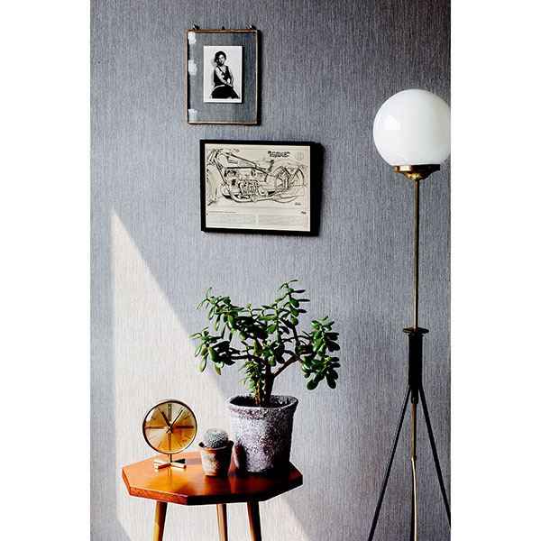 Hera Black Shadow Textured Wallpaper - York Wallcoverings - RD465 - York Wallcoverings Wallpaper