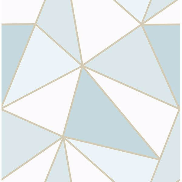 apex-blue-geometric-wallpaper-york-wallcoverings-2814-24978 - York Wallcoverings Wallpaper