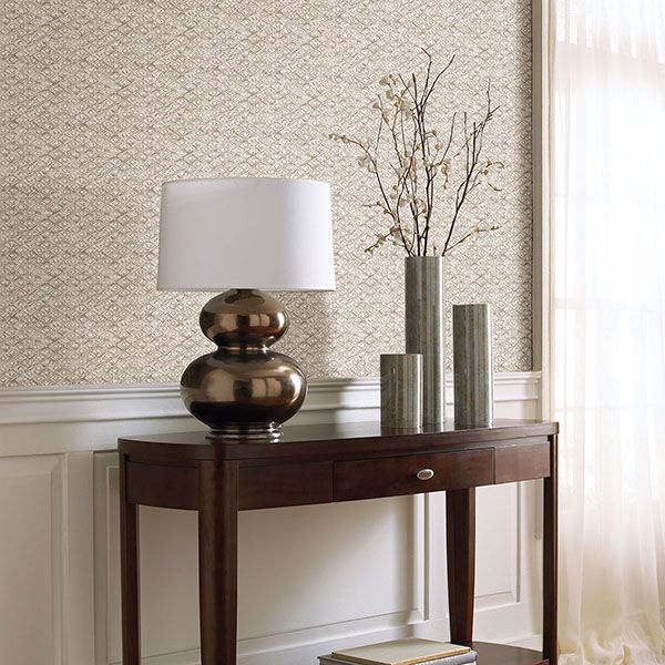 delilah-taupe-diamond-wallpaper-york-wallcoverings-2838-ih2207 - York Wallcoverings Wallpaper