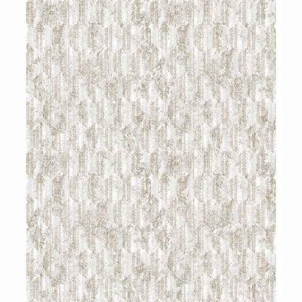 Kendall Off White Geometric Wallpaper - York Wallcoverings - 2838-IH2214