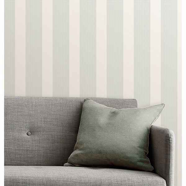 Visby Mint Stripe Wallpaper - York Wallcoverings - 2889-25207 - York Wallcoverings Wallpaper