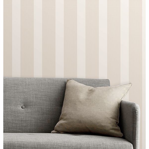 visby-beige-stripe-wallpaper-york-wallcoverings-2889-25209 - York Wallcoverings Wallpaper