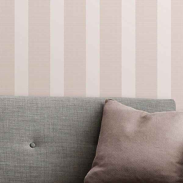 Visby Mauve Stripe Wallpaper - York Wallcoverings - 2889-25210 - York Wallcoverings Wallpaper
