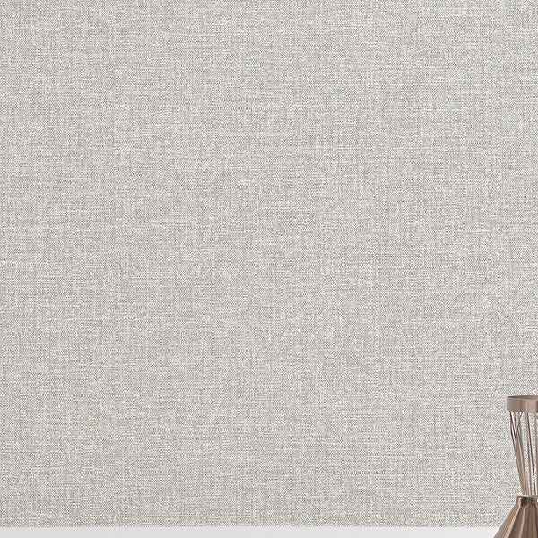 Asa Grey Linen Texture Wallpaper - York Wallcoverings - 2889-25239 - York Wallcoverings Wallpaper