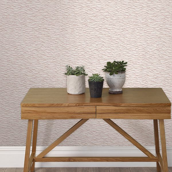 hono-rose-gold-abstract-wave-wallpaper-york-wallcoverings-2889-25244 - York Wallcoverings Wallpaper