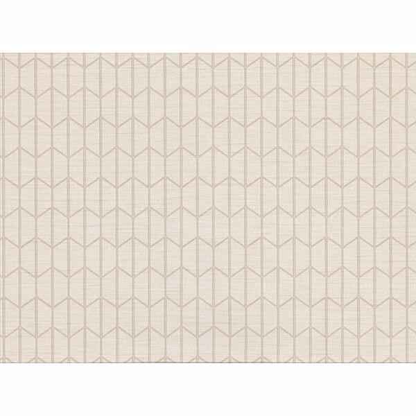 Gauntlet Cream Geometric Wallpaper - York Wallcoverings - 2830-2731