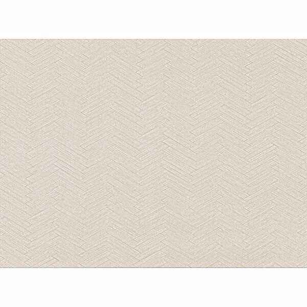 Karma Off White Herringhone Weave Wallpaper - York Wallcoverings - 2830-2761
