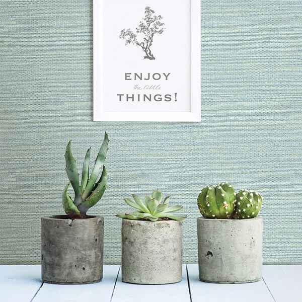 Agave Bliss Teal Faux Grasscloth Wallpaper - York Wallcoverings - 2901-24282 - York Wallcoverings Wallpaper