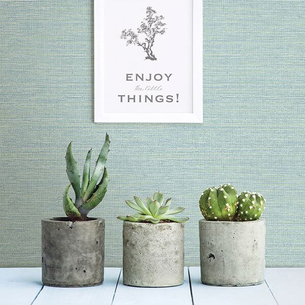 agave-bliss-teal-faux-grasscloth-wallpaper-york-wallcoverings-2901-24282 - York Wallcoverings Wallpaper