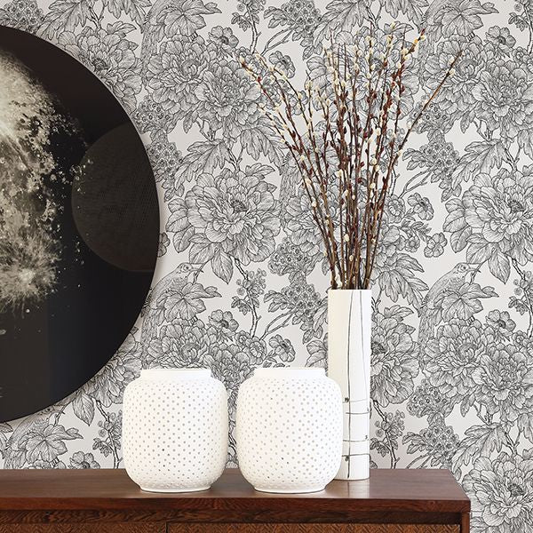 birds-of-paradise-breeze-black-floral-wallpaper-york-wallcoverings-2901-25414