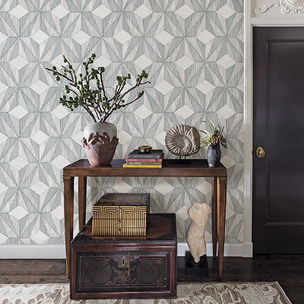 paragon-slate-geometric-wallpaper-york-wallcoverings-2908-87103 - York Wallpaper Wallpaper