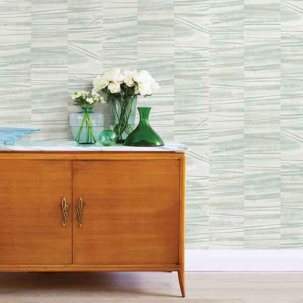 Lithos Sage Geometric Marble Wallpaper - York Wallcoverings - 2908-87123 - York Wallcoverings Wallpaper