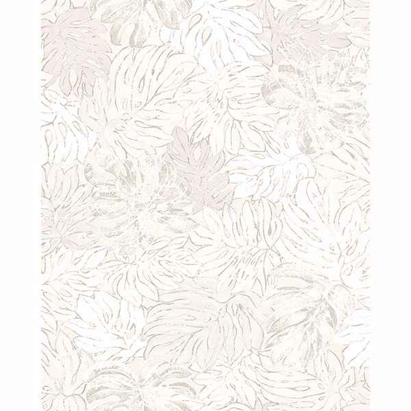 Cedar White Botanical Wallpaper - York Wallcoverings - MG30432 - York Wallcoverings Wallpaper