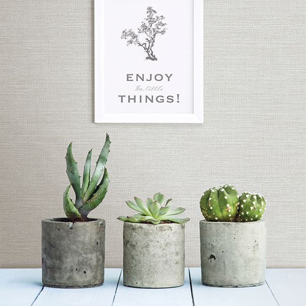 agave-light-grey-faux-grasscloth-wallpaper-york-wallcoverings-2902-24278 - York Wallcoverings Wallpaper