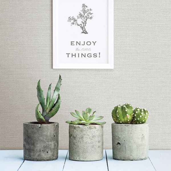 Agave Light Grey Faux Grasscloth Wallpaper - York Wallcoverings - 2902-24278 - York Wallcoverings Wallpaper