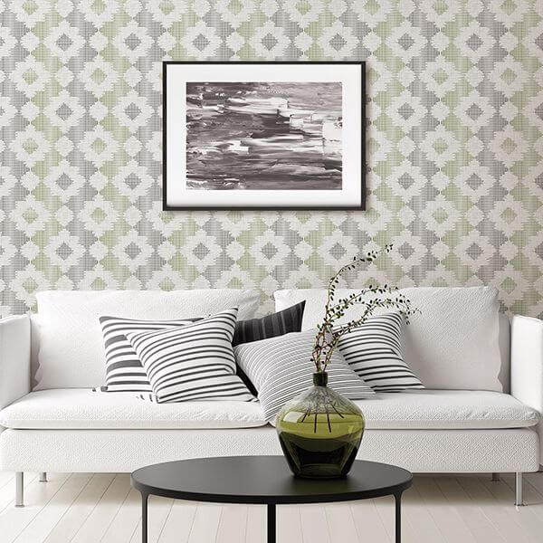 babylon-multicolor-abstract-floral-wallpaper-york-wallcoverings-2902-25520 - York Wallcoverings Wallpaper