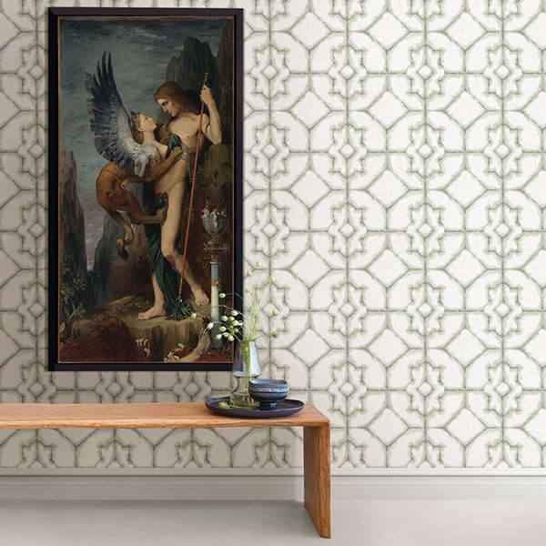 Verandah Moss Shibori Wallpaper - York Wallcoverings - 2902-25531 - York Wallcoverings Wallpaper