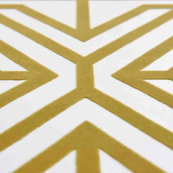 Helios Mustard Geometric Wallpaper - York Wallcoverings - 2902-87330 - York Wallcoverings Wallpaper
