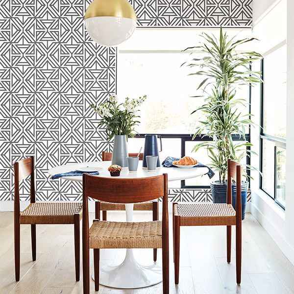 helios-taupe-geometric-wallpaper-york-wallcoverings-2902-87331 - York Wallcoverings Wallpaper
