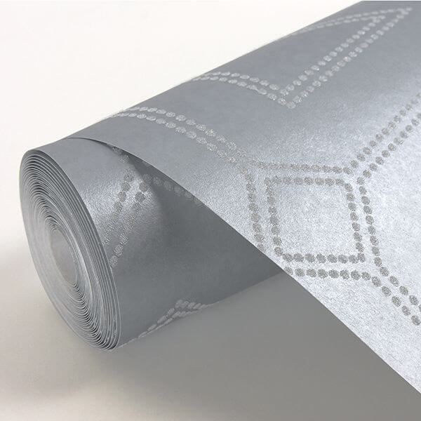 voltaire-silver-beaded-geometric-wallpaper-york-wallcoverings-2902-87334 - York Wallcoverings Wallpaper