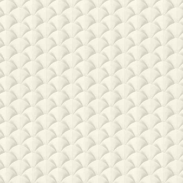 Lanux Off White Fan Wallpaper - York Wallcoverings - RH611533