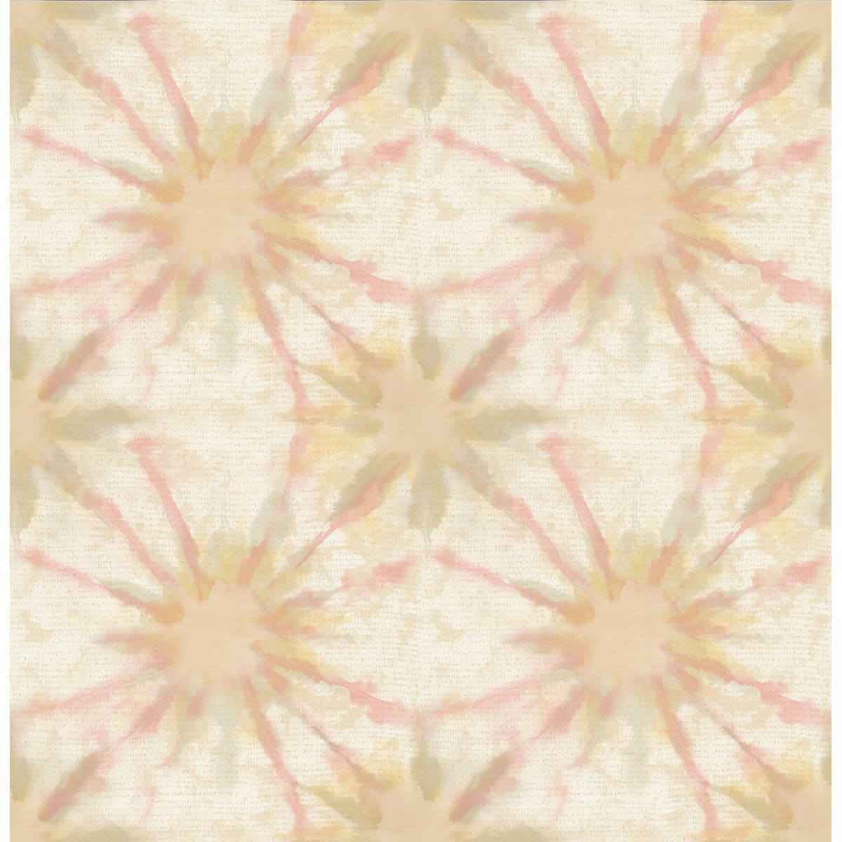 Iris Pink Shibori Wallpaper - York Wallcoverings - 1014-001858