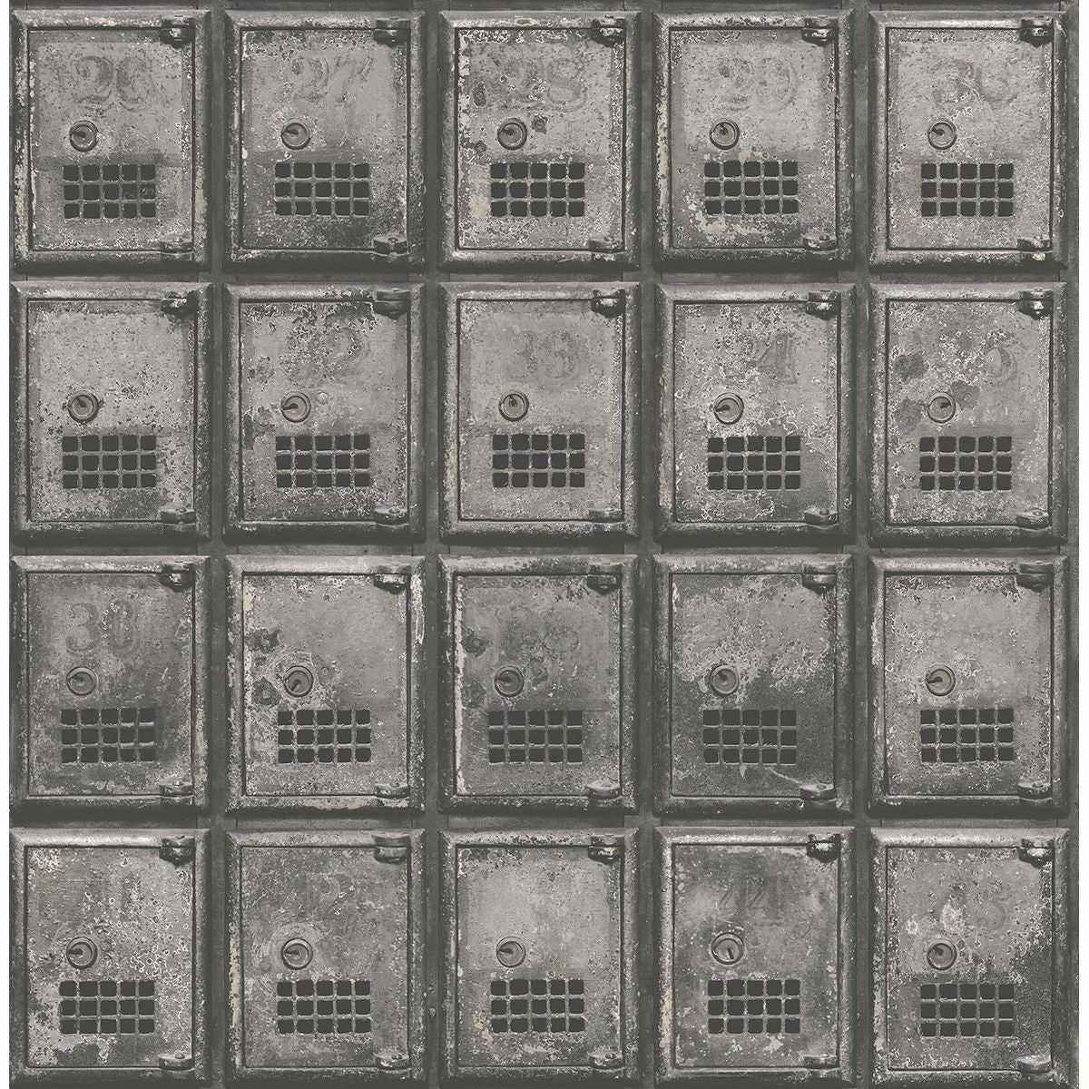 vintage-po-boxes-charcoal-distressed-metal-york-wallcoverings-2701-22355