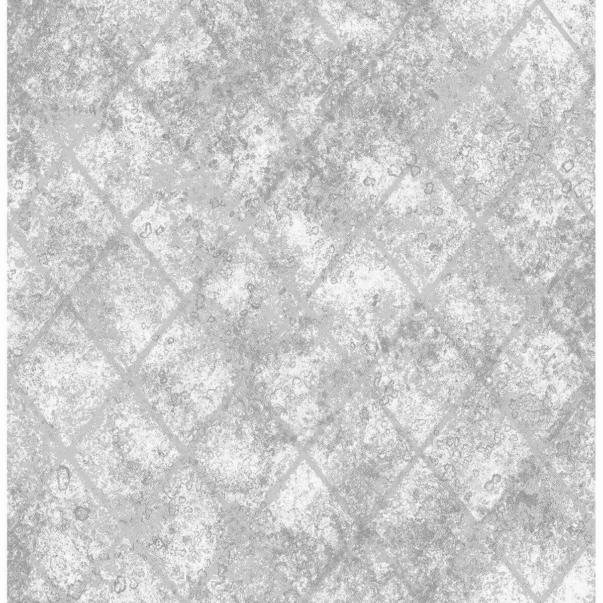Silver Mercury Glass Wallpaper - York Wallcoverings - 2701-22326