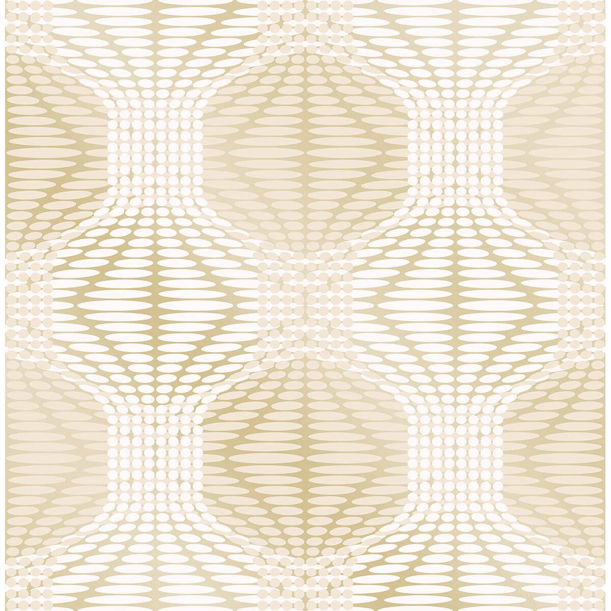 optic-gold-geometric-wallpaper-york-wallcoverings-2697-22633 - York Wallcoverings Papel pintado