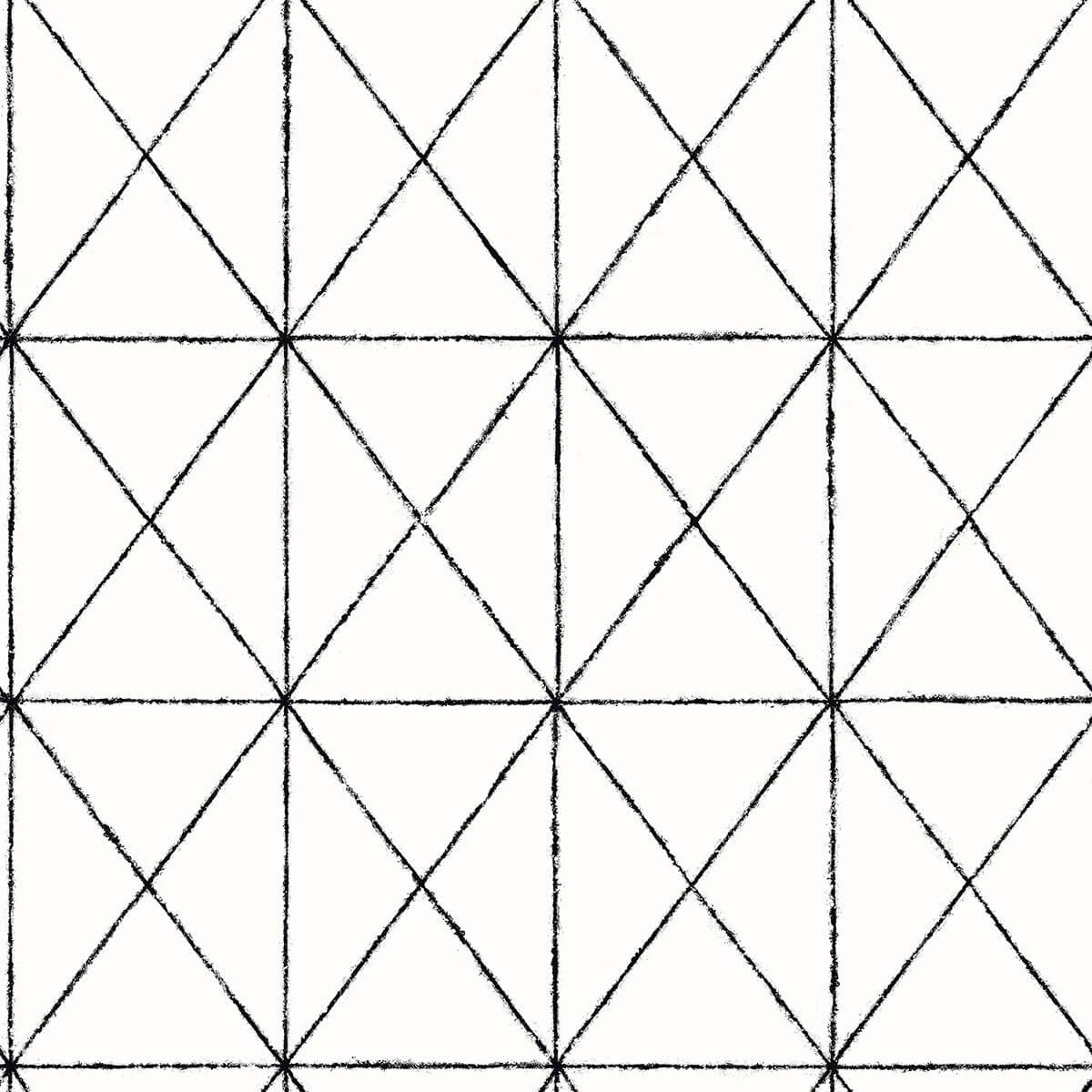 intersection-black-geometric-wallpaper-york-wallcoverings-2697-78003 - York Wallpaper Wallpaper