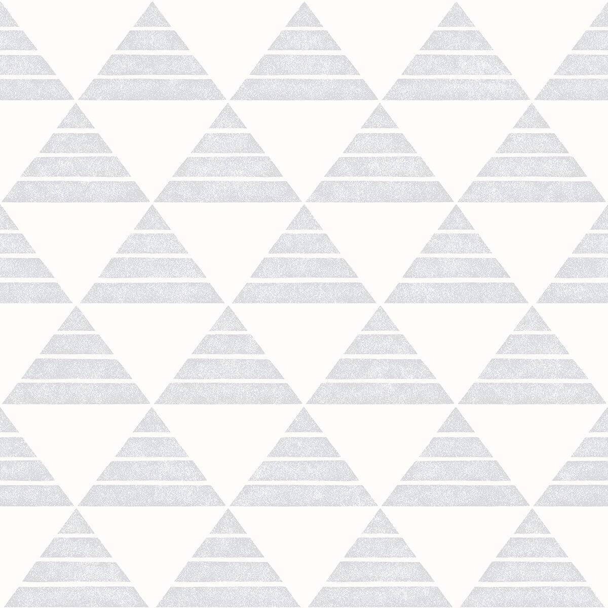 summit-light-grey-triangle-wallpaper-york-wallcoverings-2697-78073 - York Wallpaper Wallpaper