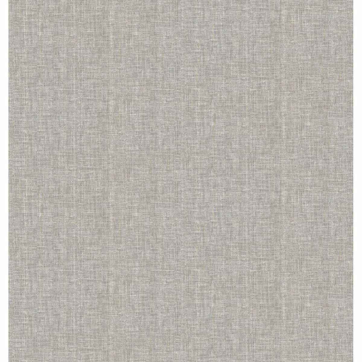 Oasis Grey Linen Wallpaper - York Wallcoverings - 2702-22755