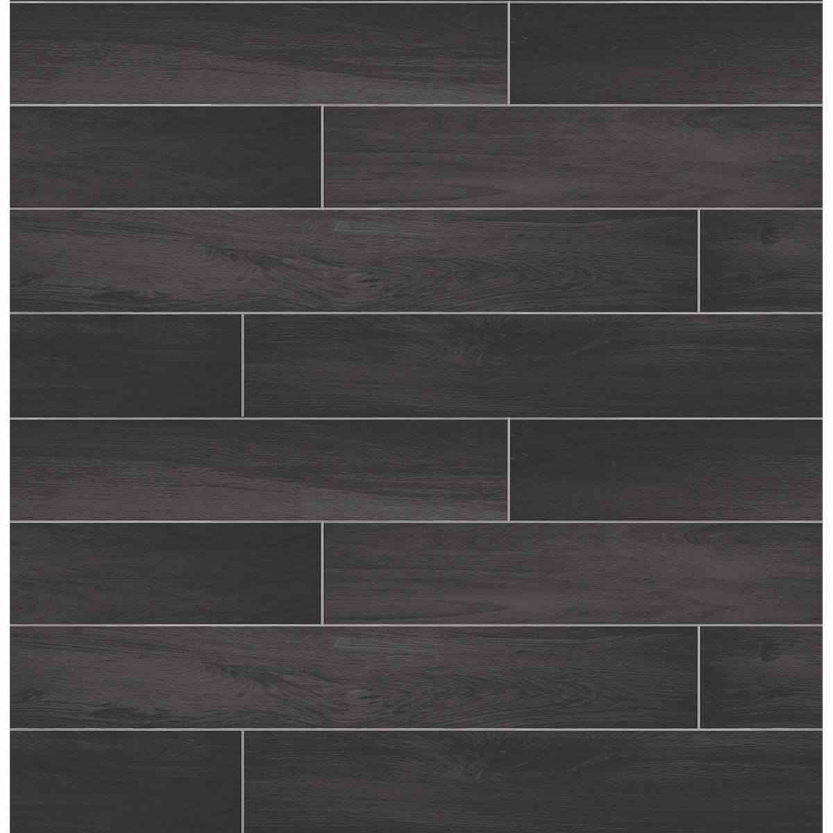 Titan Black Wood Wallpaper - York Wallcoverings - 2716-23820 - York Wallcoverings Wallpaper