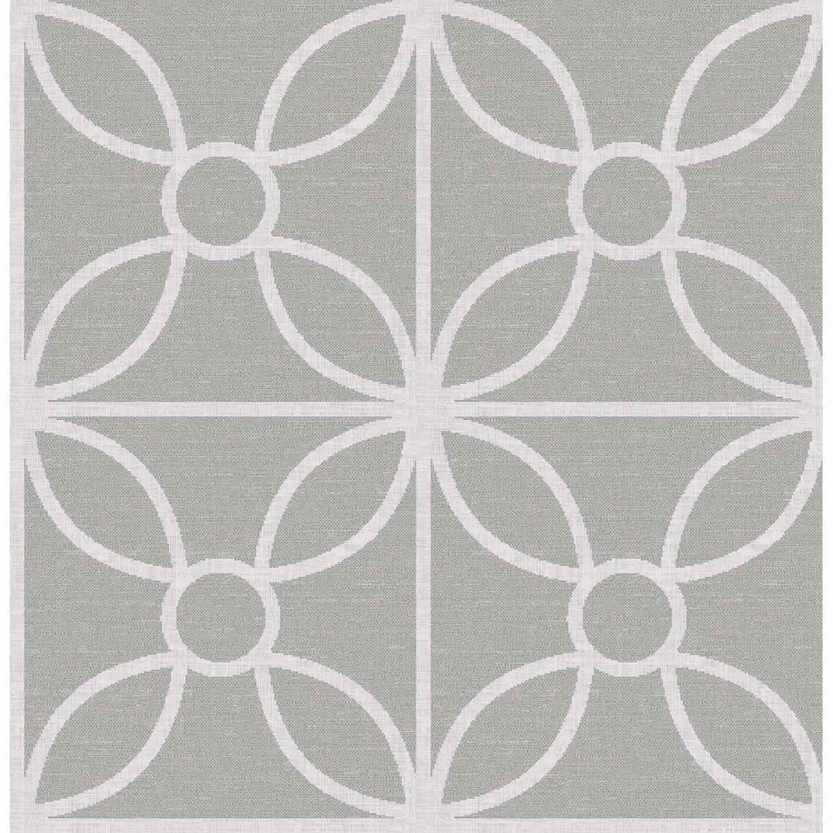 Savvy Grey Geometric Wallpaper - York Wallcoverings - 2716-23858