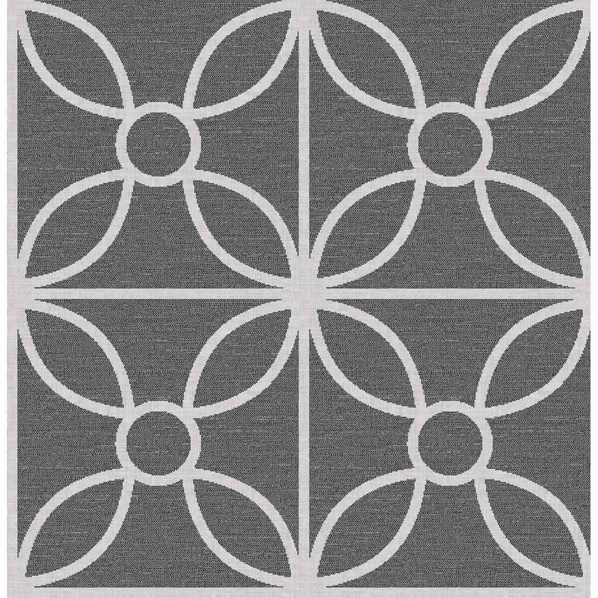 Savvy Black Geometric Wallpaper - York Wallcoverings - 2716-23859 - York Wallcoverings Wallpaper