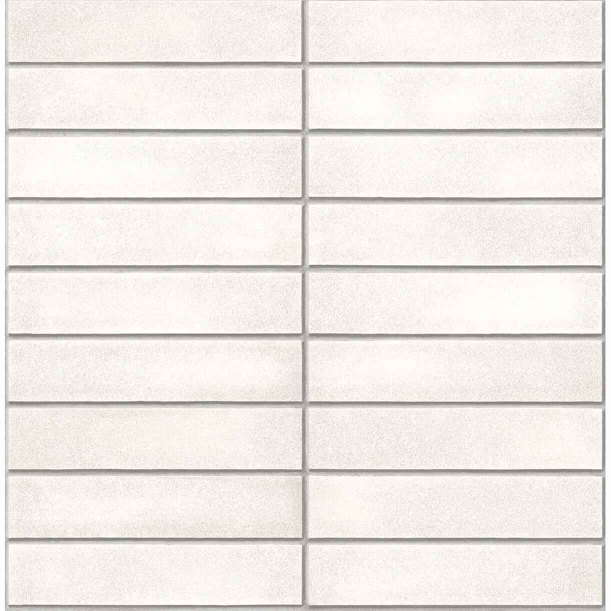 Midcentury Modern White Brick Wallpaper - York Wallcoverings - 2540-24026 - York Wallcoverings Wallpaper