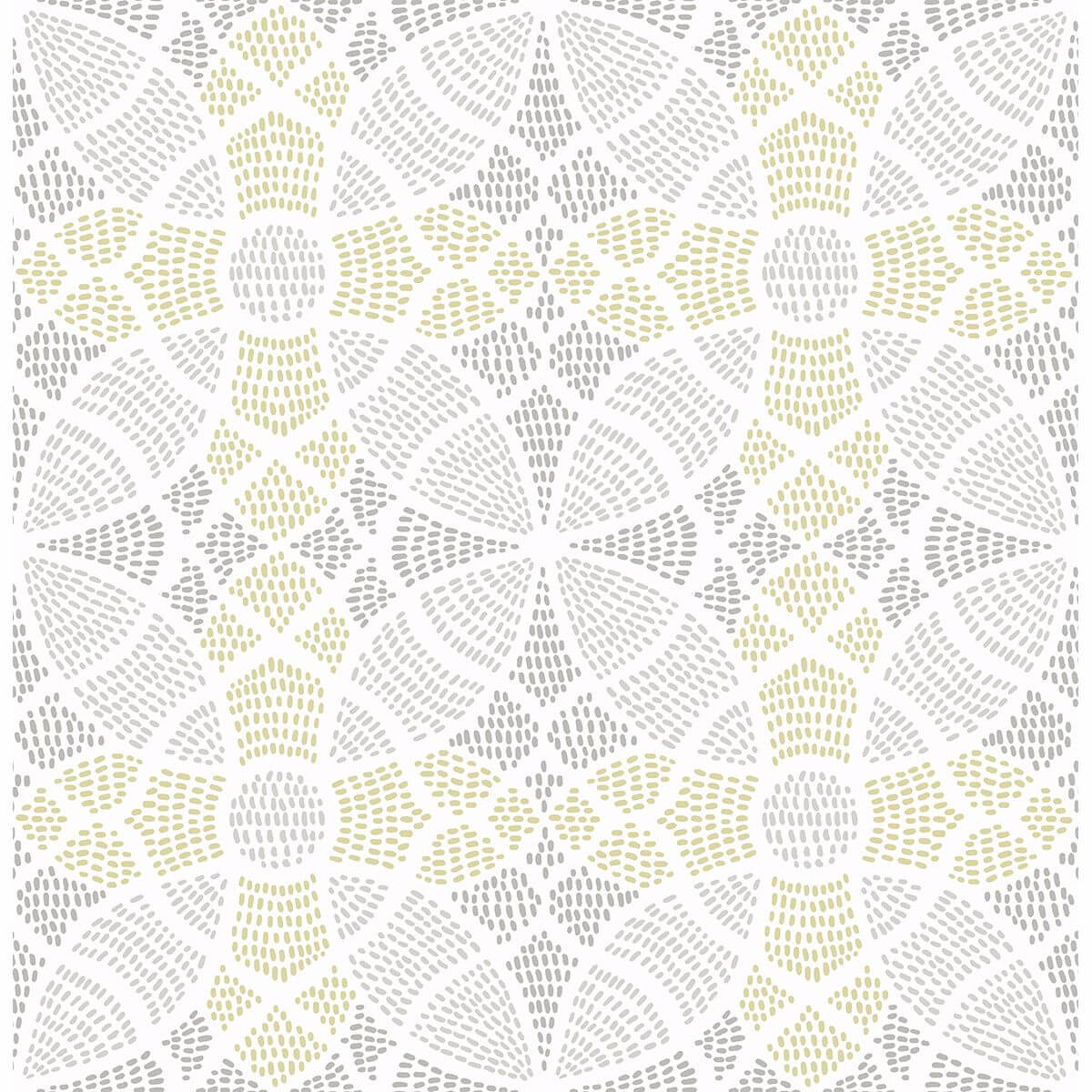 zazen-yellow-geometric-wallpaper-york-wallcoverings-2764-24338 - York Wallcoverings Papel pintado