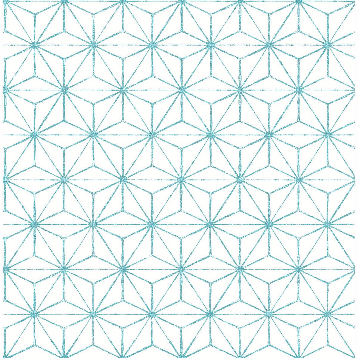 orion-turquoise-geometric-wallpaper-york-wallcoverings-2764-24311 - York Wallcoverings Papel pintado