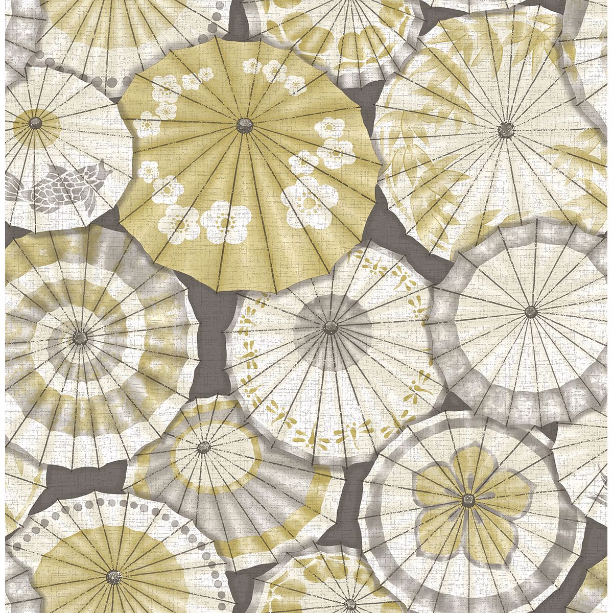 mikado-ochre-parasol-wallpaper-york-wallcoverings-2764-24358 - York Wallpaper Wallpaper