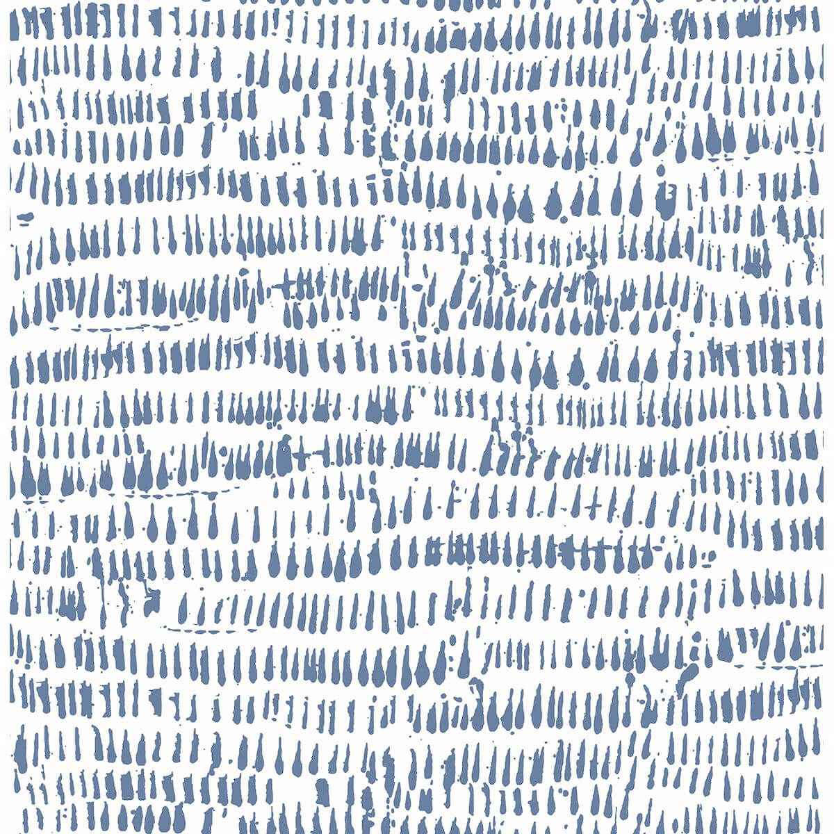 Runes Blue Brushstrokes Wallpaper - York Wallcoverings - 2764-24357