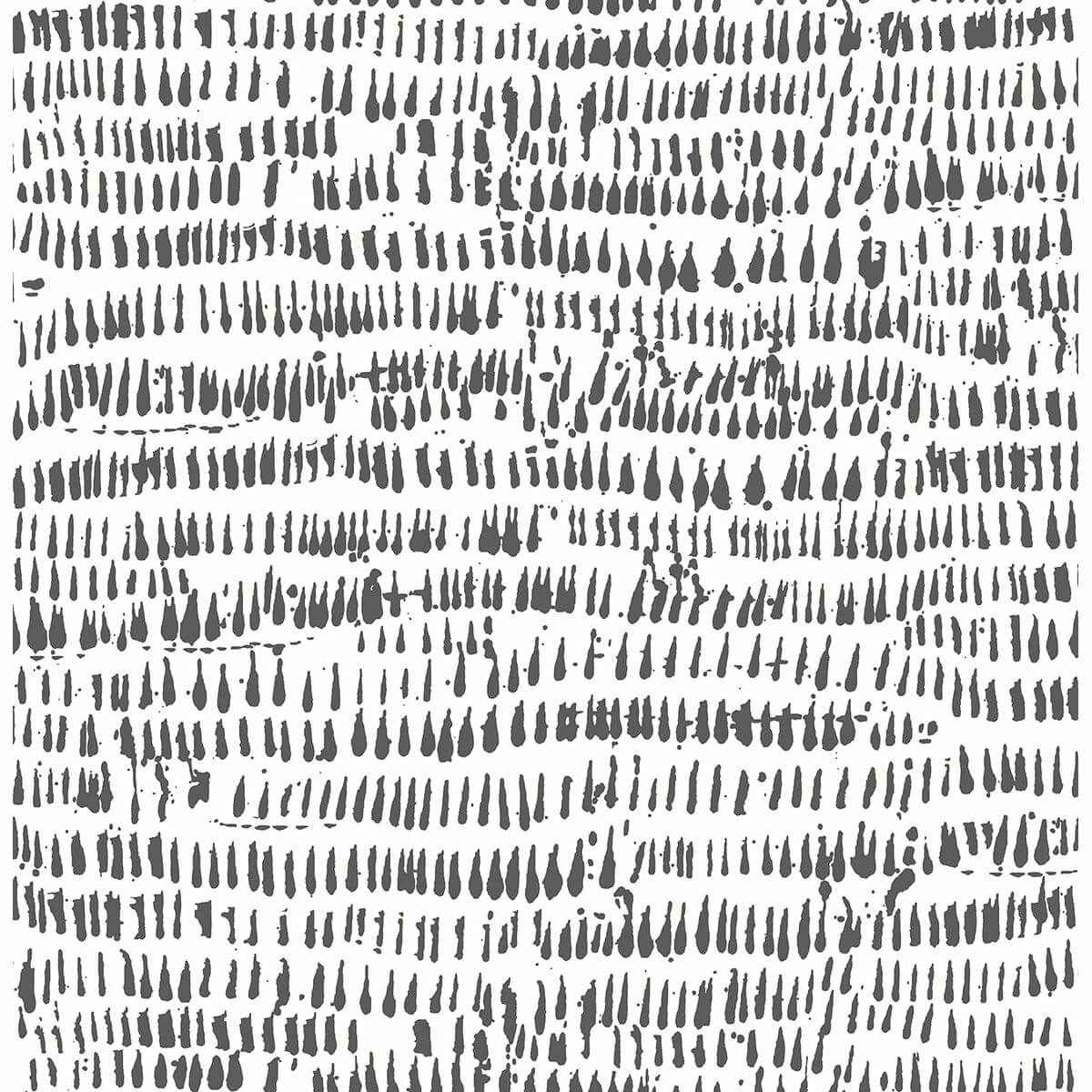 Runes Charcoal Brushstrokes Wallpaper - York Wallcoverings - 2764-24354
