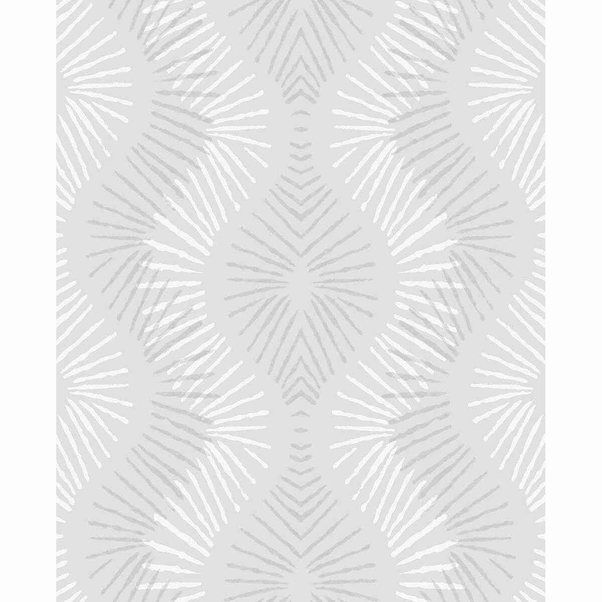 Feliz Silver Beaded Ogee Wallpaper - York Wallcoverings - 2793-87327 - York Wallcoverings Wallpaper