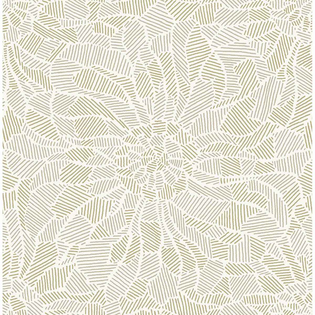 Daydream Honey Abstract Floral Wallpaper - York Wallcoverings - 2793-24720
