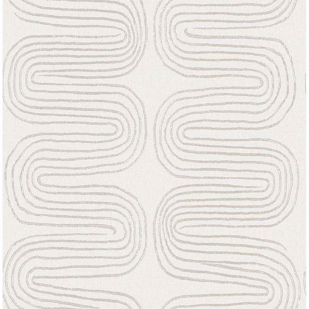 Zephyr Grey Abstract Stripe Wallpaper - York Wallcoverings - 2793-24742 - York Wallcoverings Wallpaper
