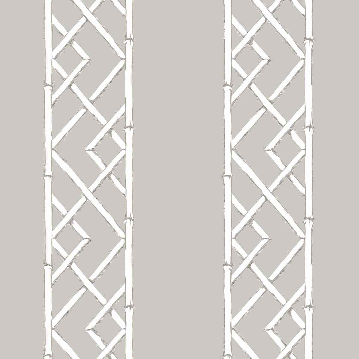 Platinum Latticework Wallpaper - York Wallcoverings - 2785-24809