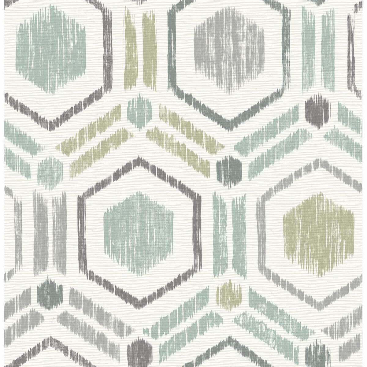 borneo-light-green-geometric-grasscloth-wallpaper-york-wallcoverings-2901-25435 - York Wallcoverings Papel pintado