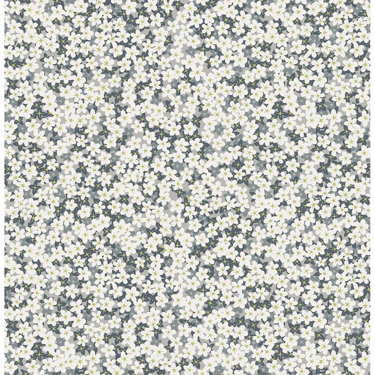giverny-grey-miniature-floral-wallpaper-york-wallcoverings-2901-25447 - York Wallpaper Wallpaper