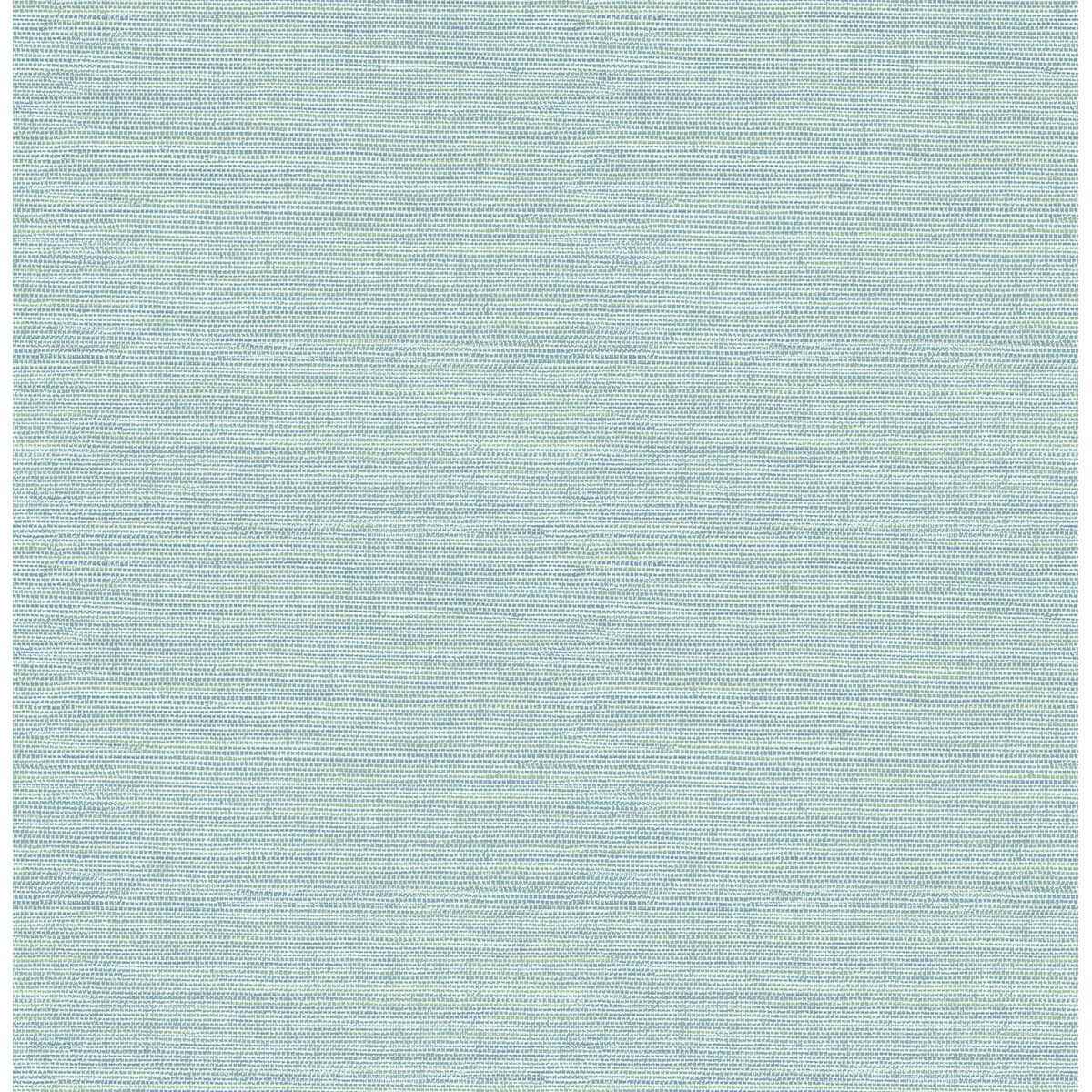 Agave Bliss Teal Faux Grasscloth Wallpaper - York Wallcoverings - 2901-24282